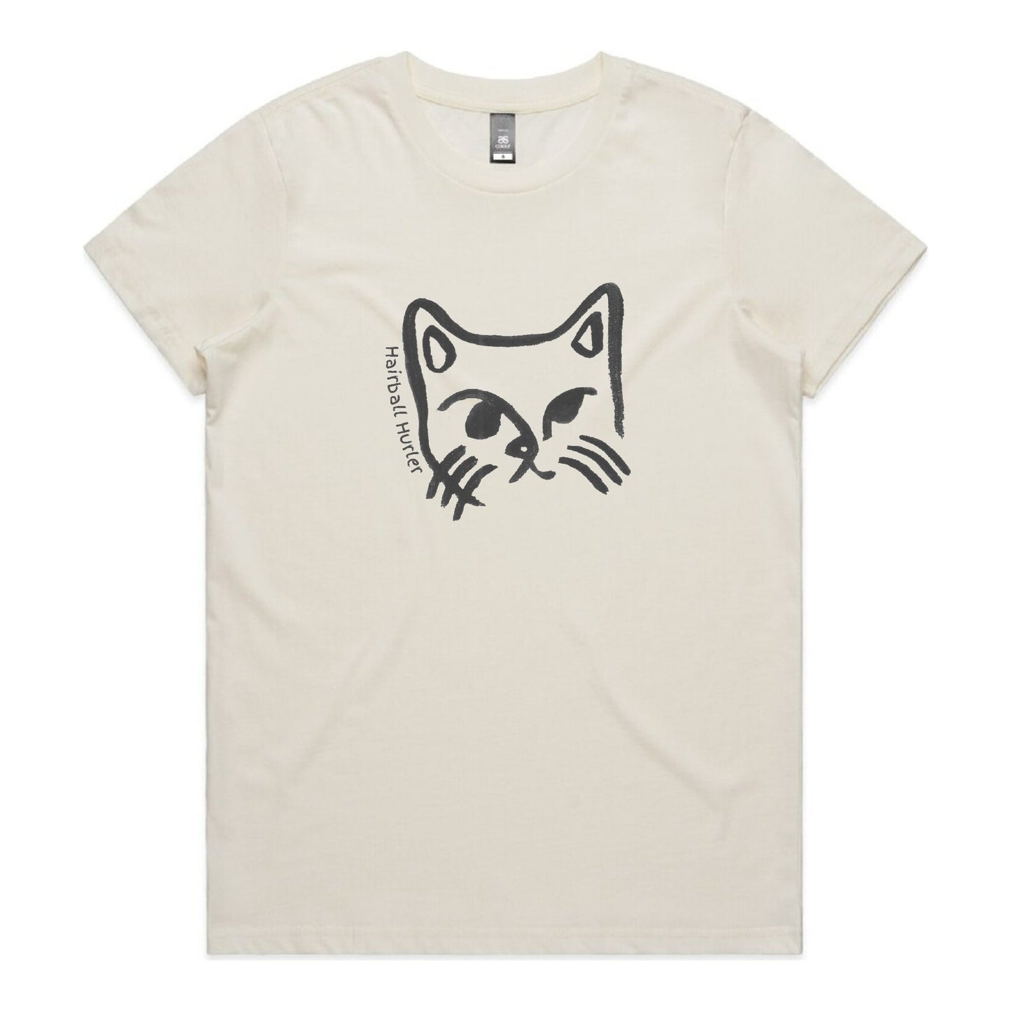 Hairball Hurler Cat - Woman's T-Shirt