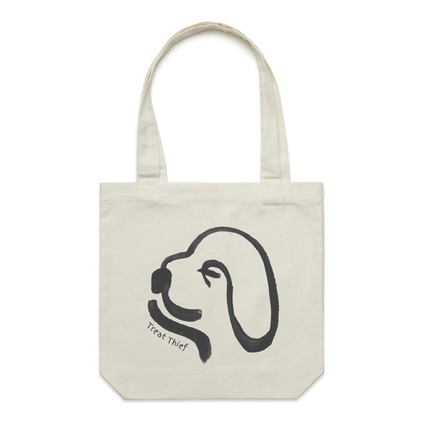 Floppy Ear Dog - Treat Thief - Tote Bag