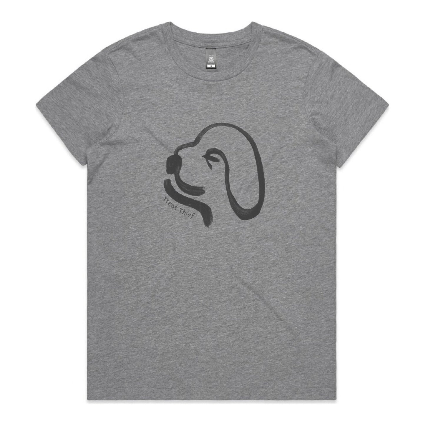 Floppy Ear Dog Treat Thief - Woman's T-Shirt