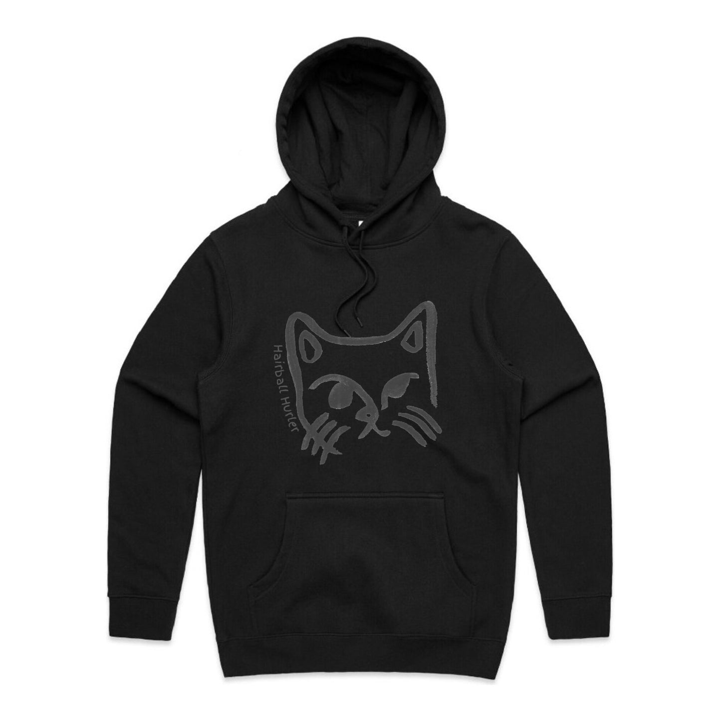 Hairball Hurler Cat - Unisex Hoodie