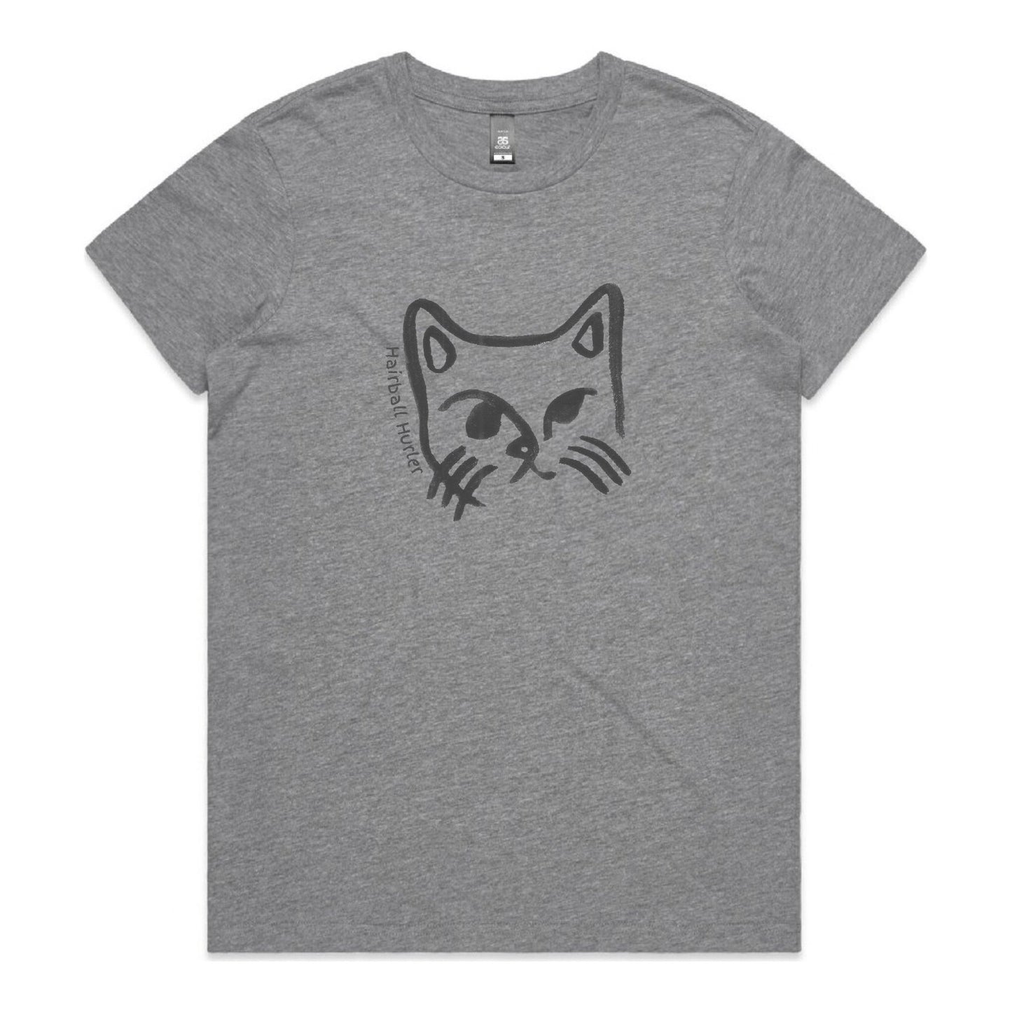 Hairball Hurler Cat - Woman's T-Shirt