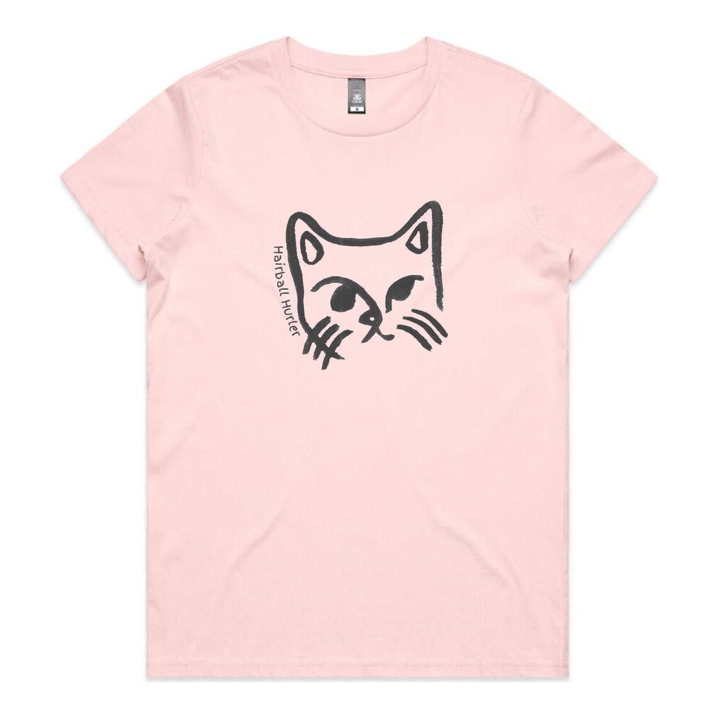 Hairball Hurler Cat - Woman's T-Shirt