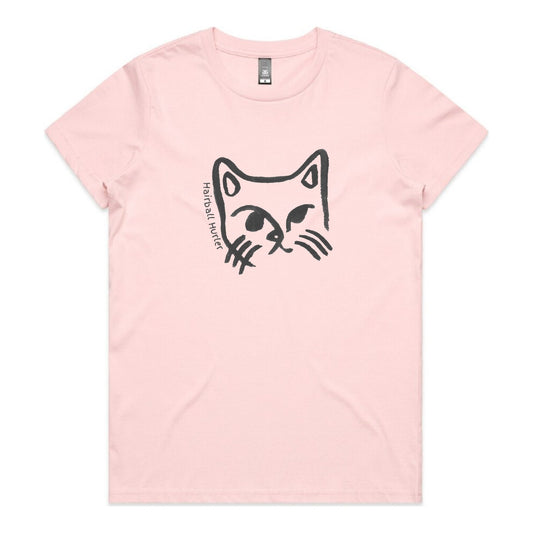 Hairball Hurler Cat - Woman's T-Shirt