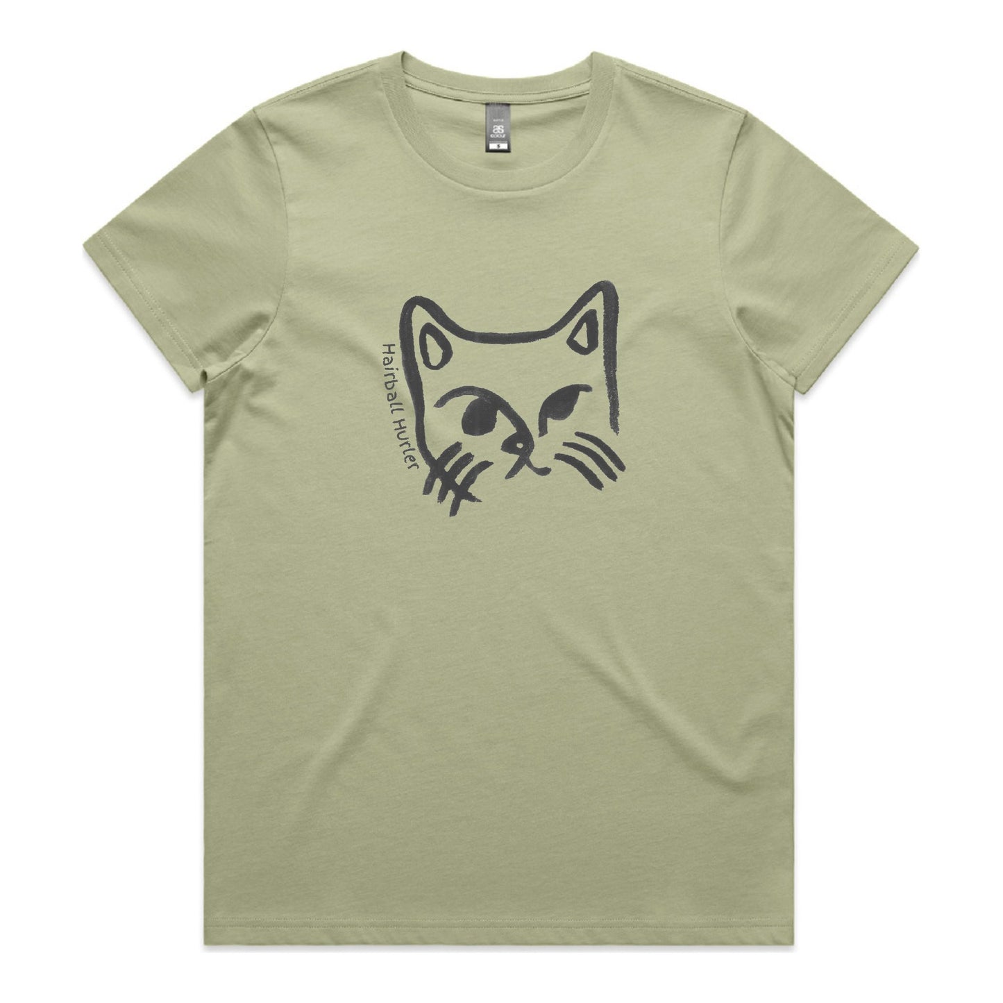 Hairball Hurler Cat - Woman's T-Shirt