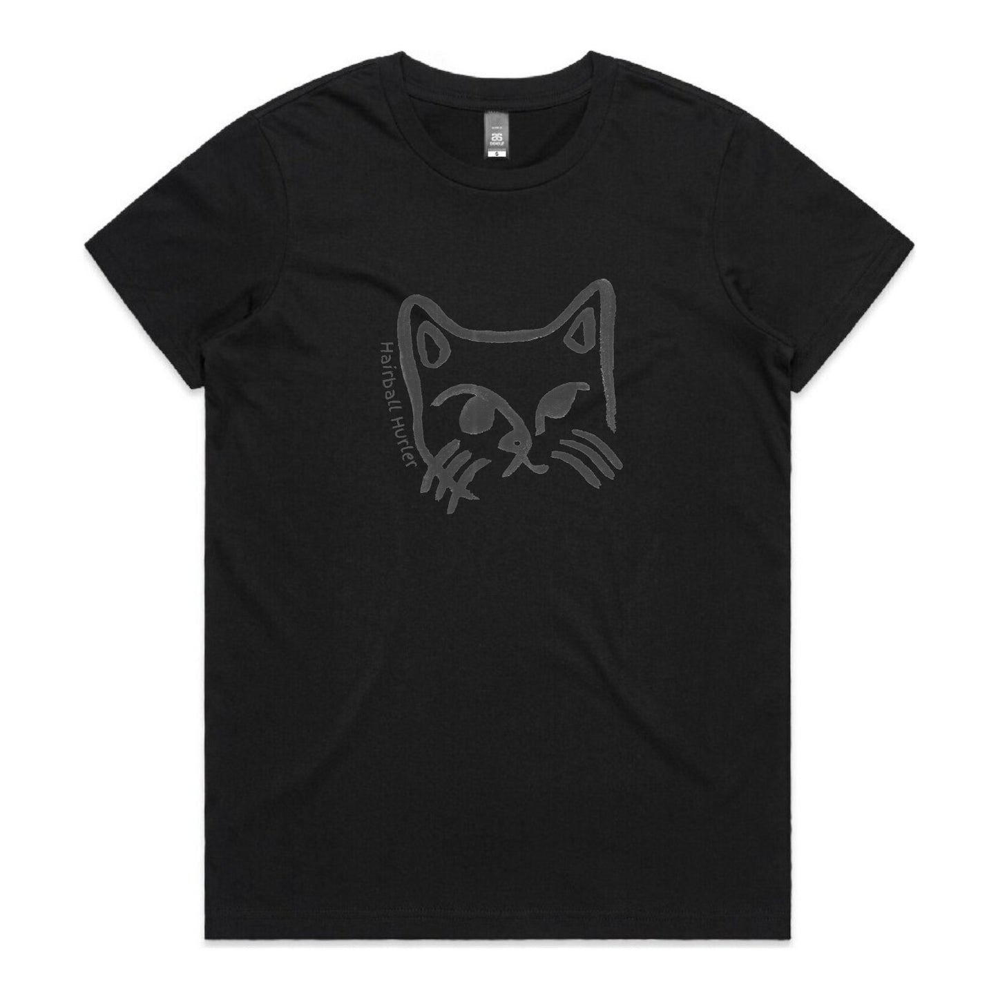 Hairball Hurler Cat - Woman's T-Shirt