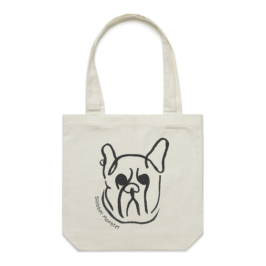 French Bulldog Slobber Monster -Tote Bag
