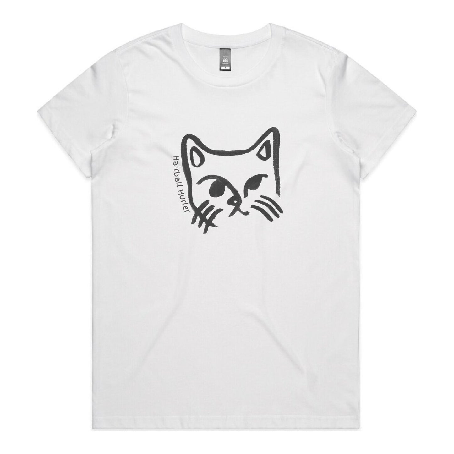 Hairball Hurler Cat - Woman's T-Shirt