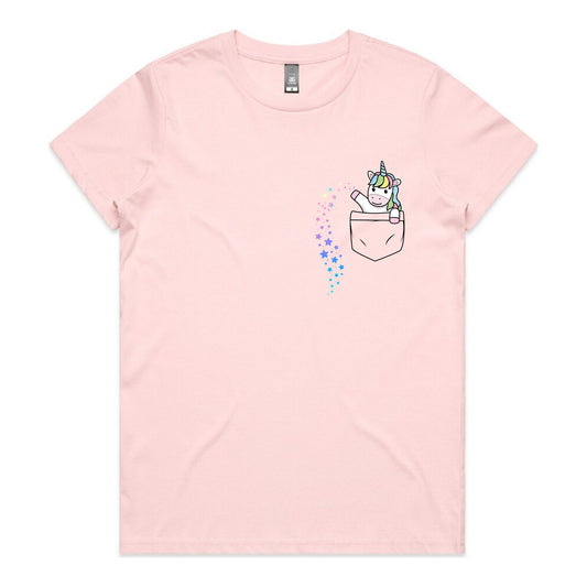 There's a Unicorn in my pocket - Woman's T-Shirt