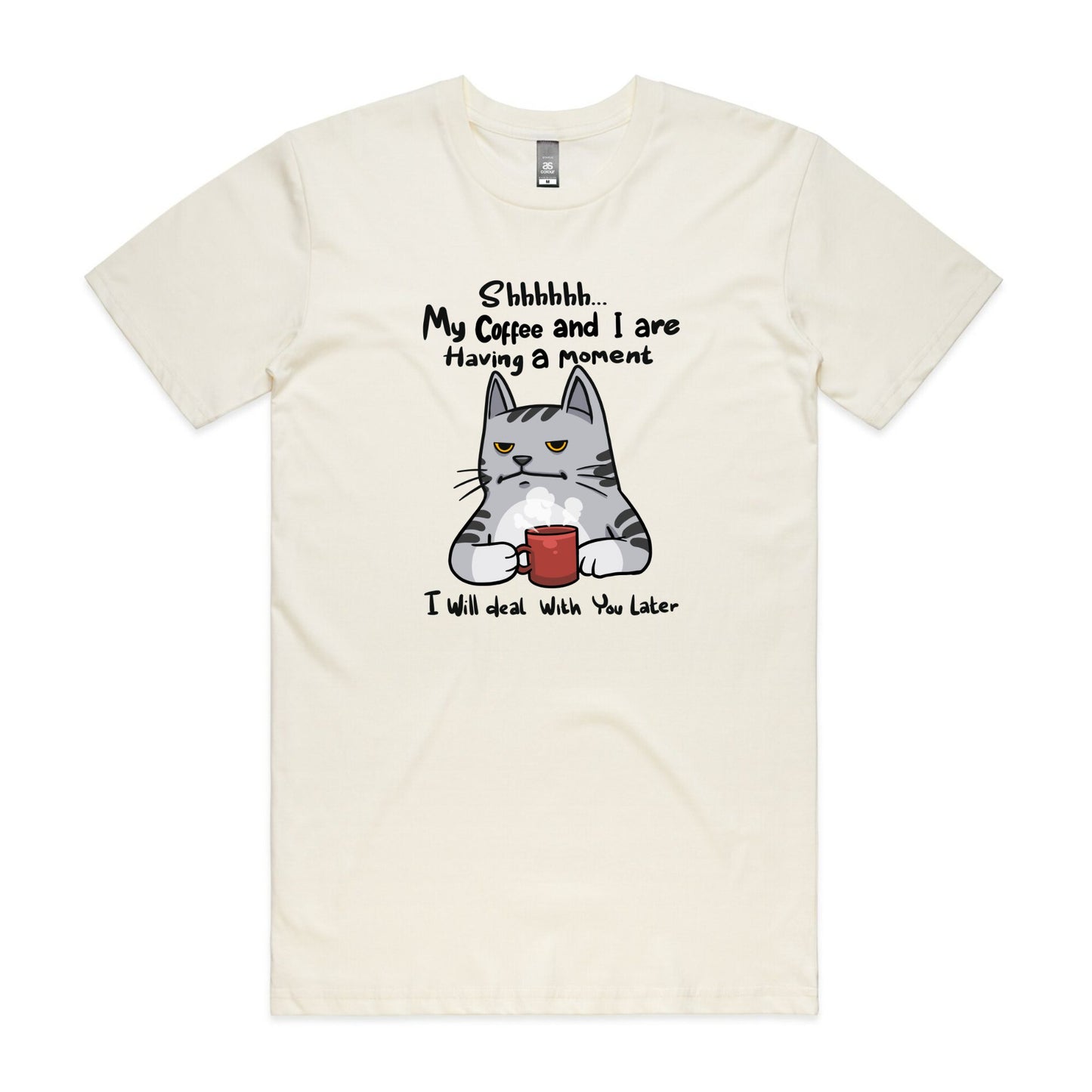 Coffee Moment Cat - Men's T-Shirt