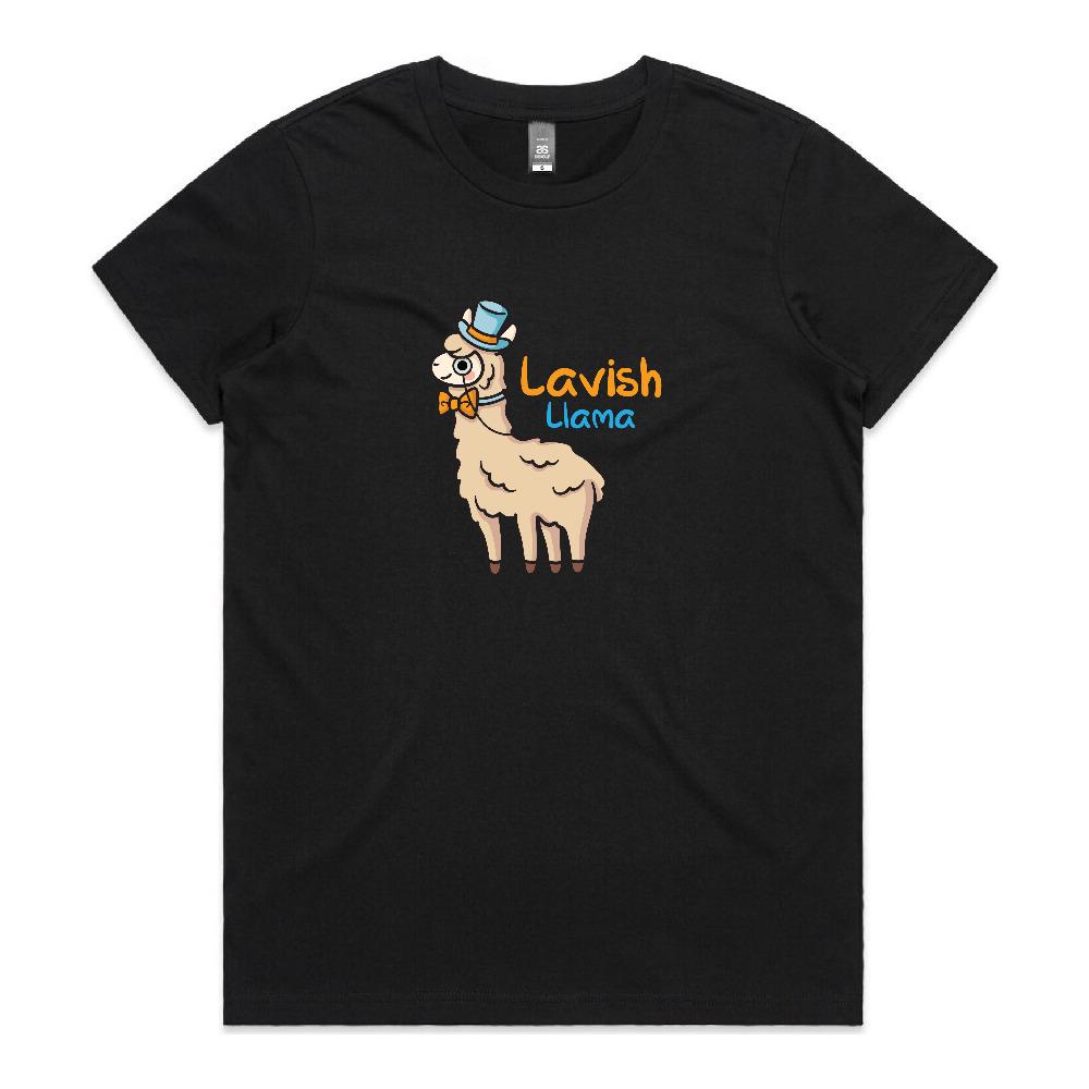 Lavish Llama - Woman's T-Shirt