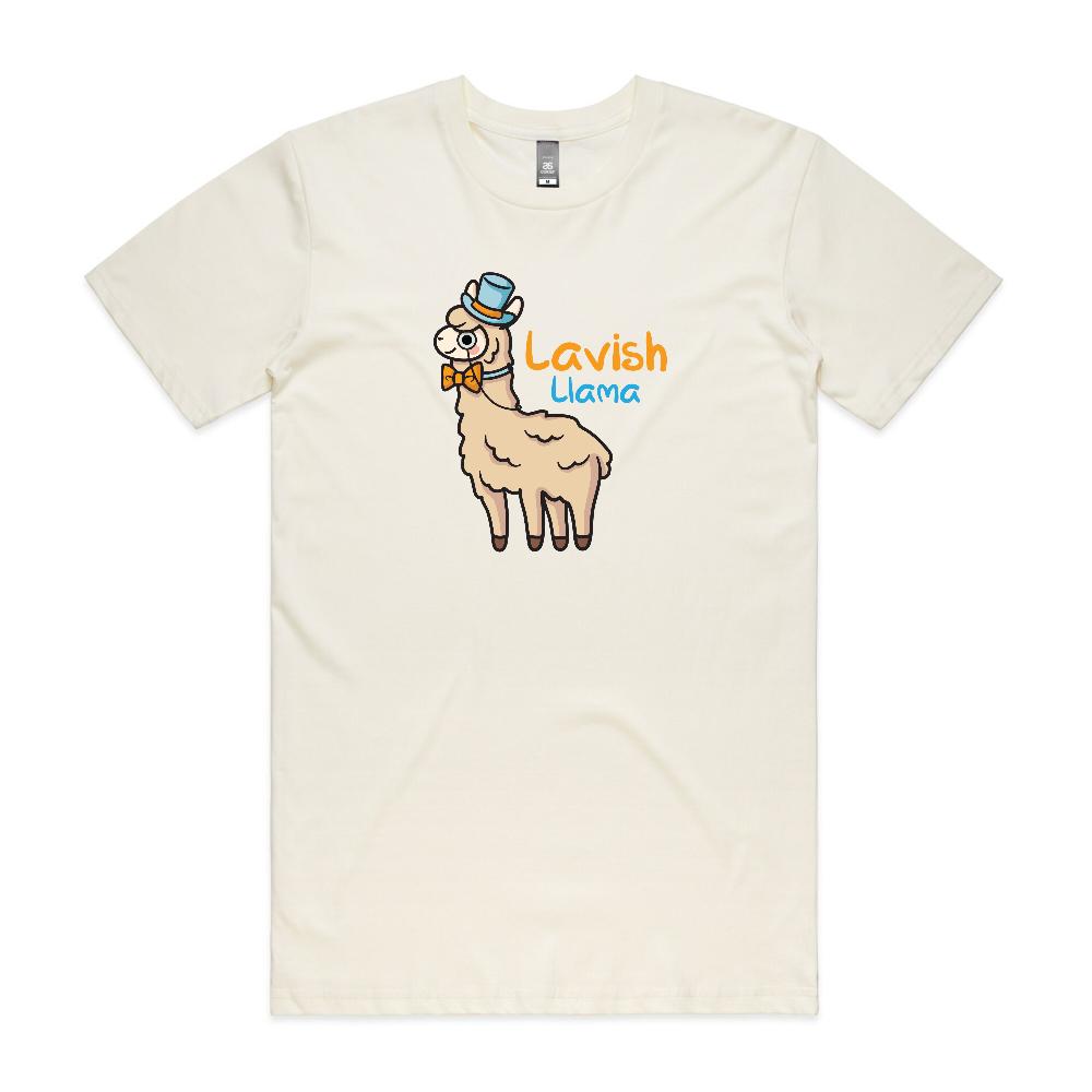 Lavish Llama - Men's T-Shirt