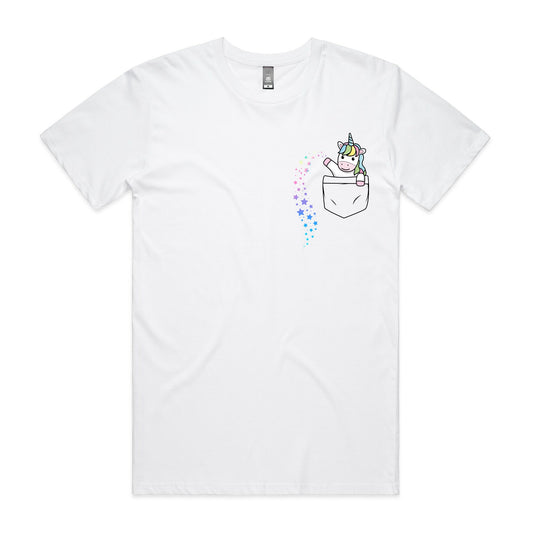 There's A Unicorn In My Pocket - Men's T-Shirt