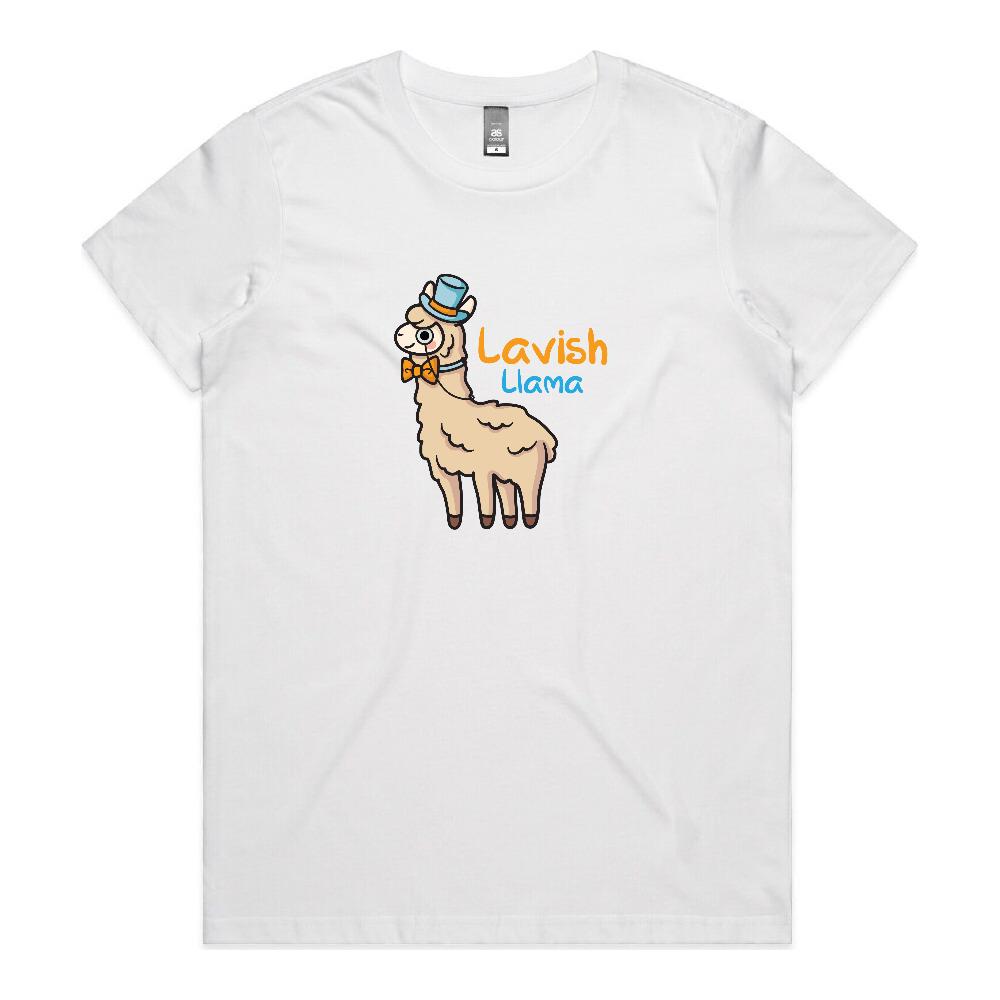 Lavish Llama - Woman's T-Shirt